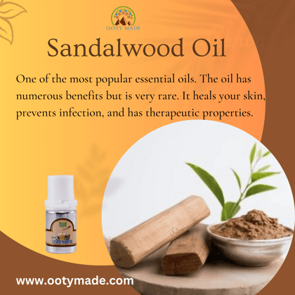 Buy Pure Sandalwood oil for skin,face and hair