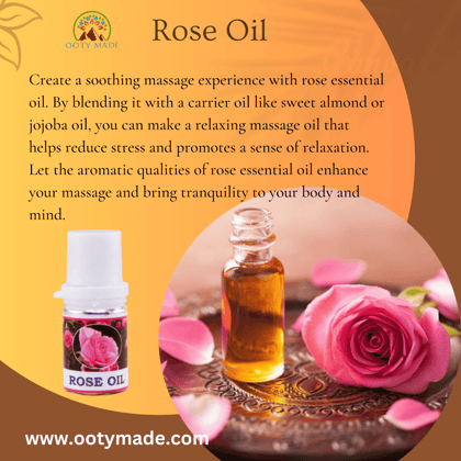 Buy rose essential oil for skin, hair, and aroma diffusers.
