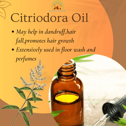 Citriodora Eucalyptus Hair Oil - Nourishing Elixir for Dandruff-Free, Gorgeous Hair Growth
