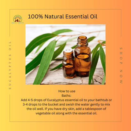 Buy Eucalyptus Oil, Nilagiri Thailam for cold, cough, hair, diffuser