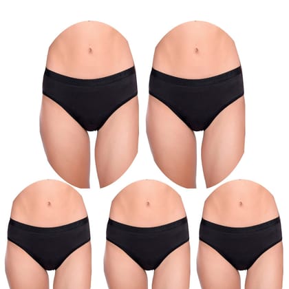Cotton Full Coverage Hipster Panties Pack 5