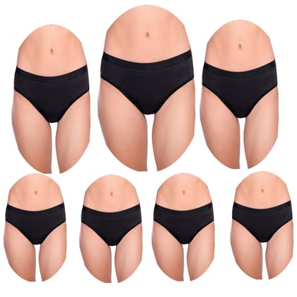 Cotton Full Coverage Hipster Panties Pack 7