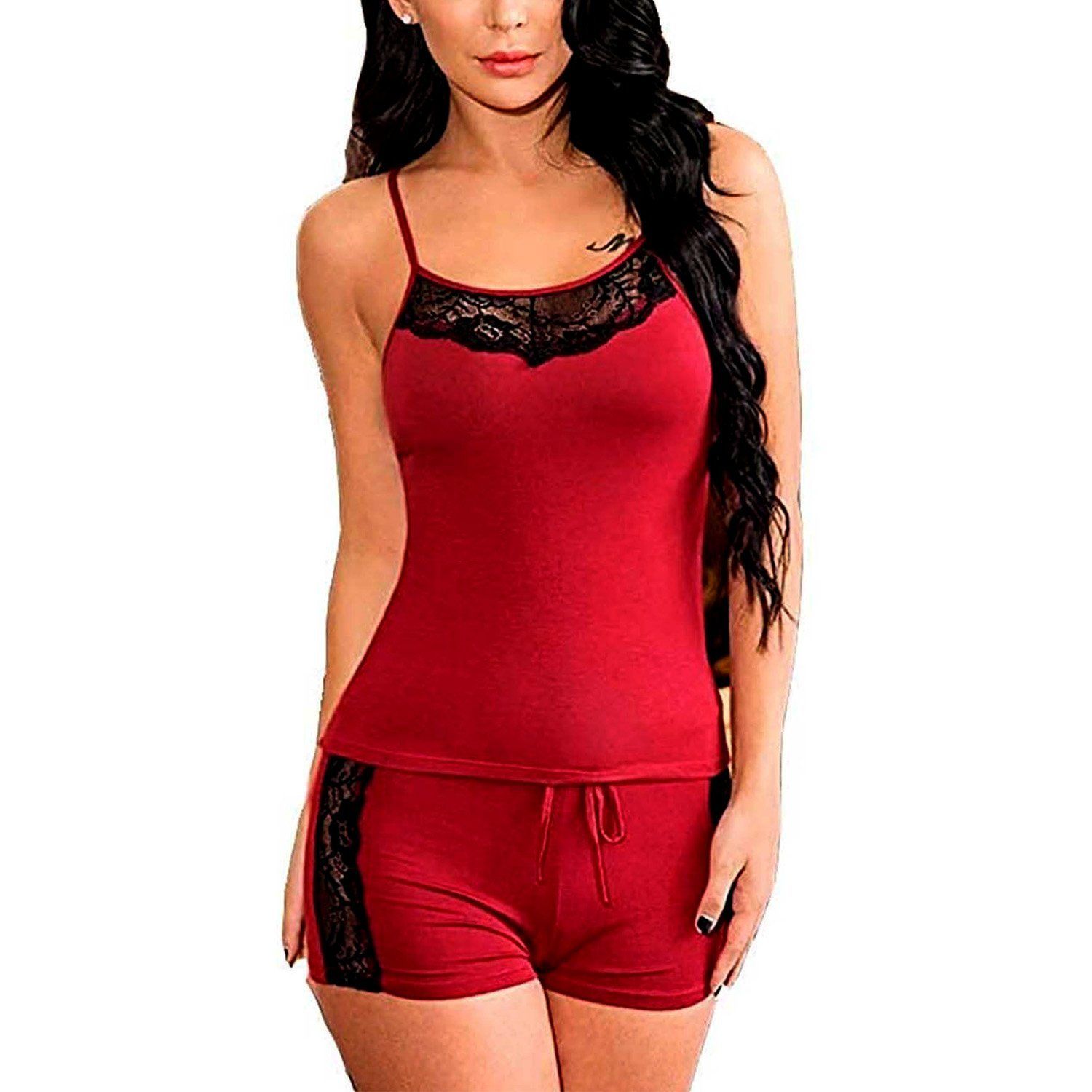 Polyester Net lace Babydoll Nikar Top