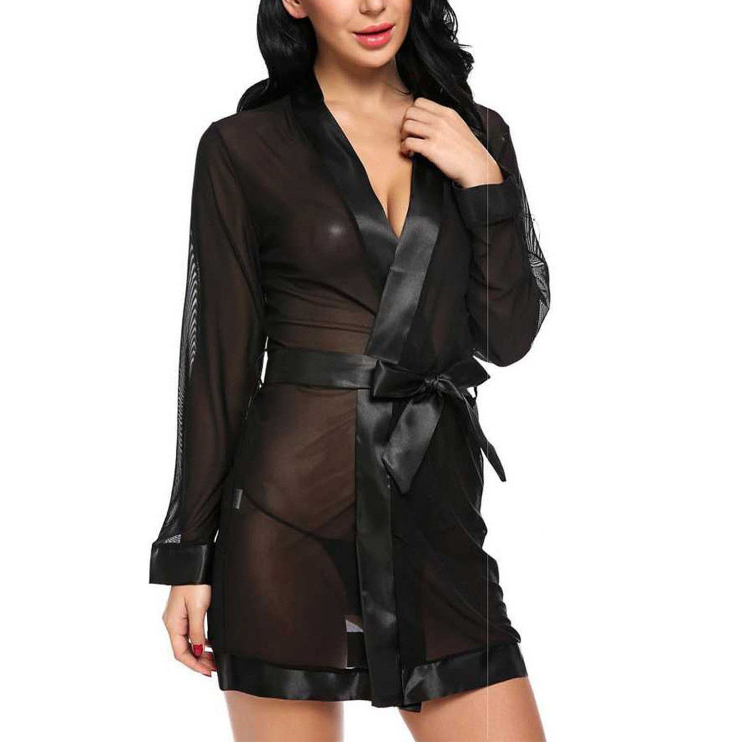 Net babydoll nightdress Robe for women girls