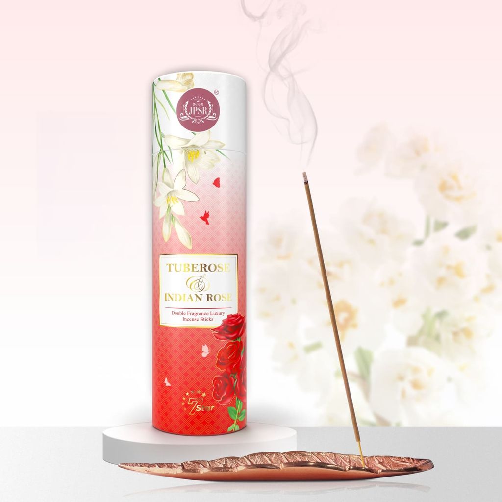 JPSR Tuberose & Indian Rose Luxury Double Fragrance Incense Sticks - Pooja Needs | Buy online on ZillyBuy