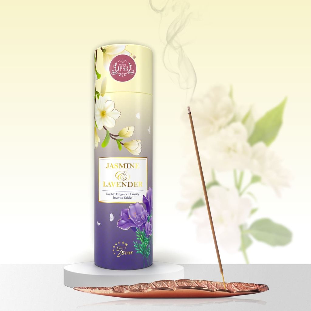JPSR Jasmine & Lavender Luxury Double Fragrance Incense Sticks - Pooja Needs | Buy online on ZillyBuy