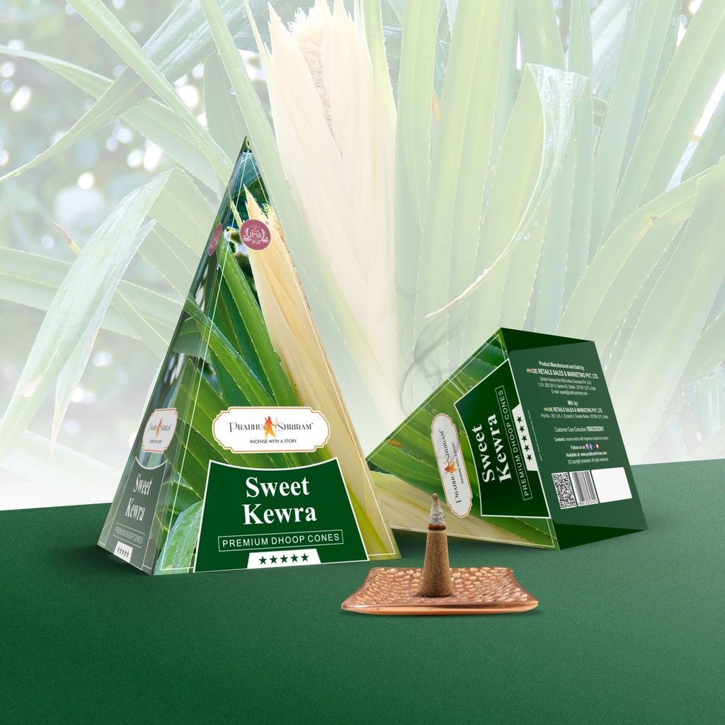 JPSR Sweet Kewra Premium Incense Cones - Pooja Needs | Buy online on ZillyBuy