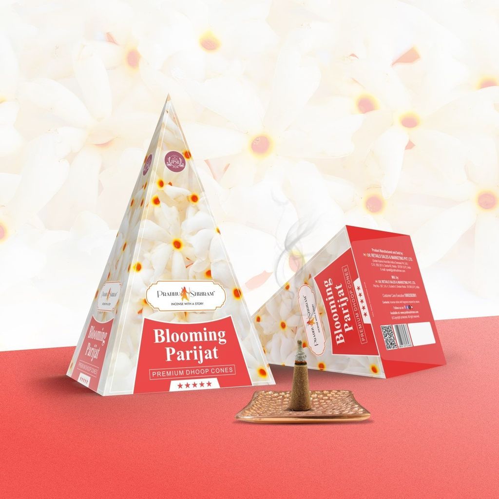 JPSR Blooming Parijat Premium Incense Cones - Pooja Needs | Buy online on ZillyBuy