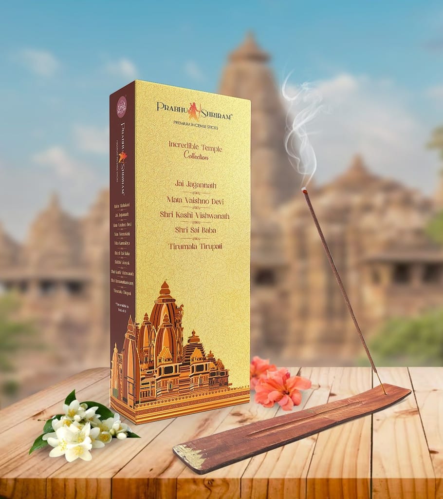 JPSR Incredible Temple Premium Incense Sticks Gift Box - Set of 5 - Pooja Needs | Buy online on ZillyBuy