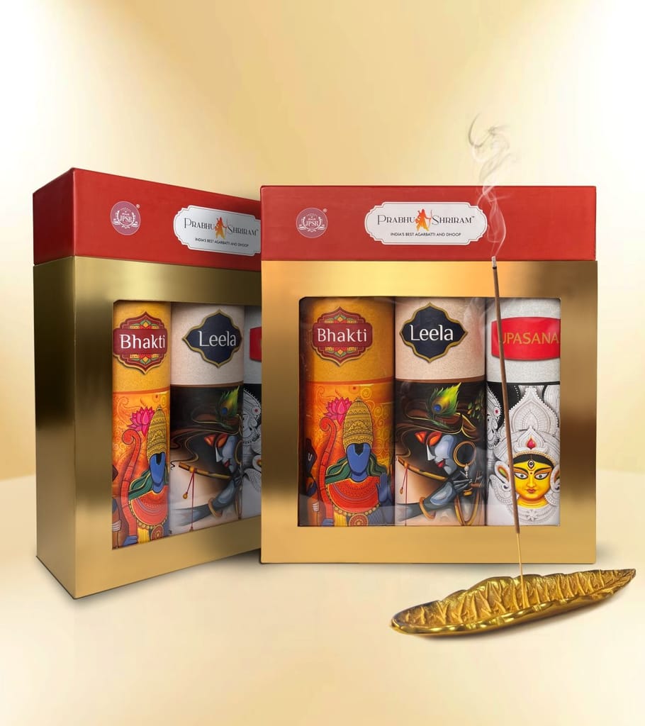 JPSR Life & God Luxury Incense Sticks Gift Box - Set of 3 - Pooja Needs | Buy online on ZillyBuy