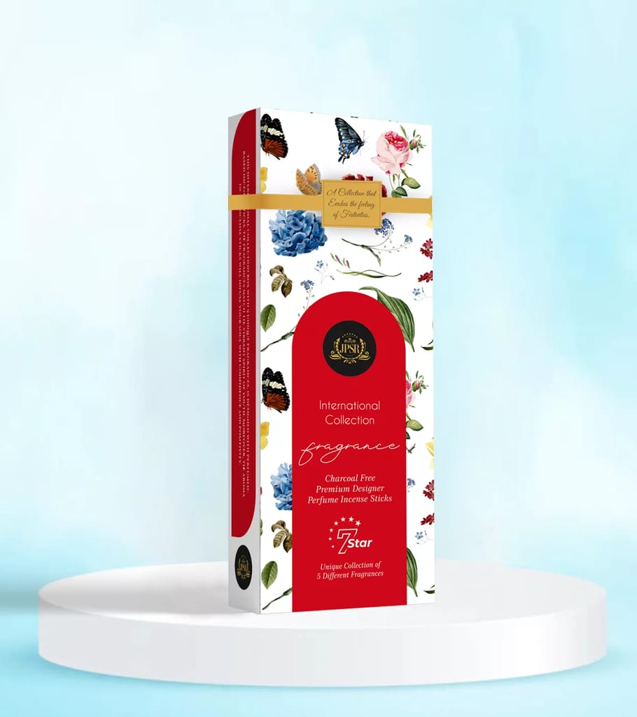 JPSR Lifestyle International Perfumes Premium Incense Sticks Gift Box - Set of 5 - Pooja Needs | Buy online on ZillyBuy