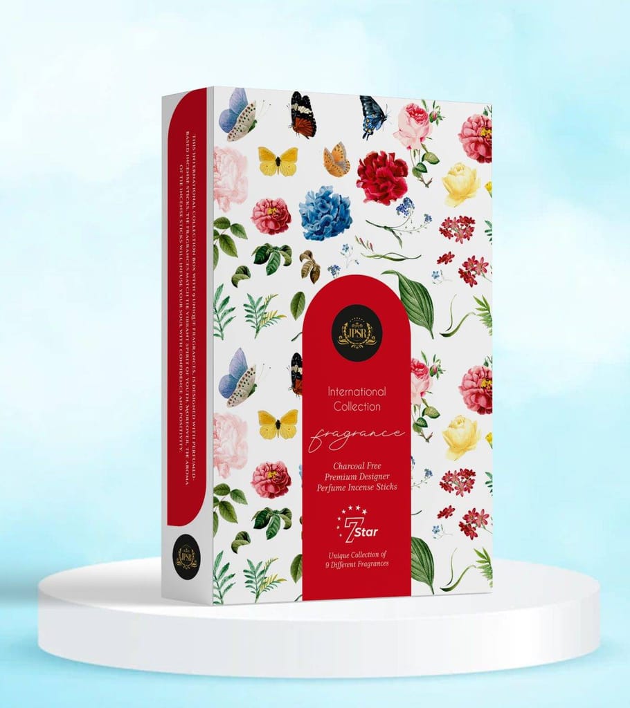 JPSR Lifestyle International Perfumes Premium Incense Sticks Gift Box - Set of 10 - Pooja Needs | Buy online on ZillyBuy