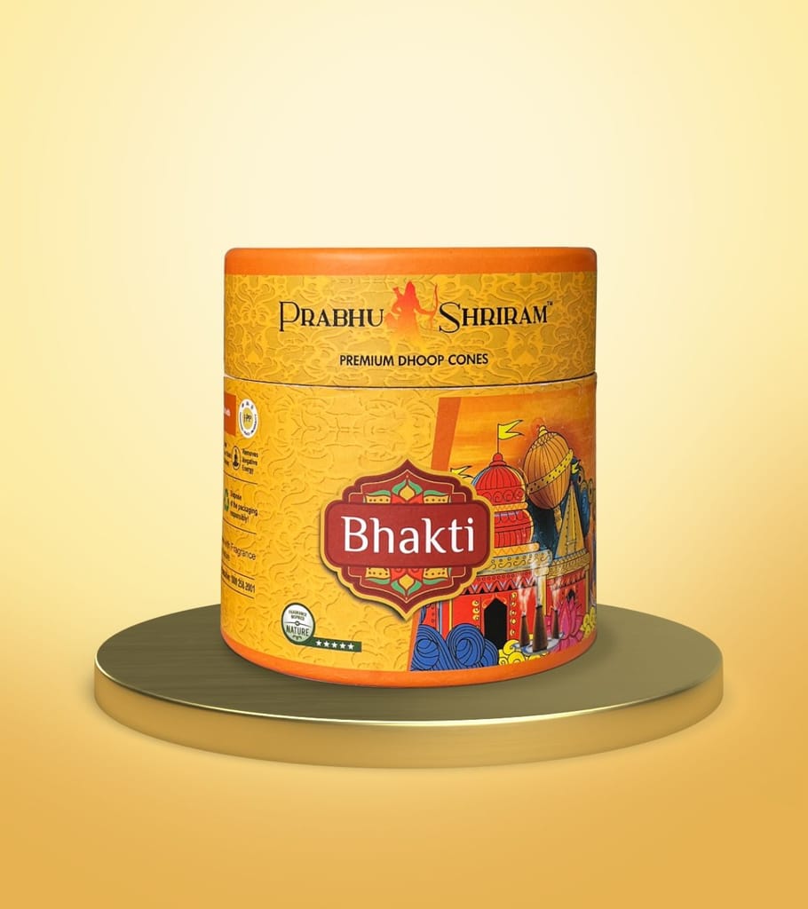 JPSR Bhakti Incense Cones | Cylindrical Packs | The Life & God Collection |100% Charcoal-Free - Pooja Needs | Buy online on ZillyBuy