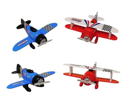 4-Pack of Toy Airplanes pack of 2