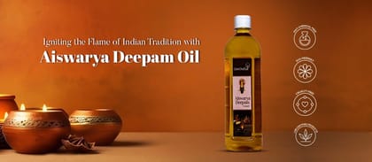 GOW DURBAR AISWARYA DEEPAM FRAGRANCED POOJA OIL 700ml
