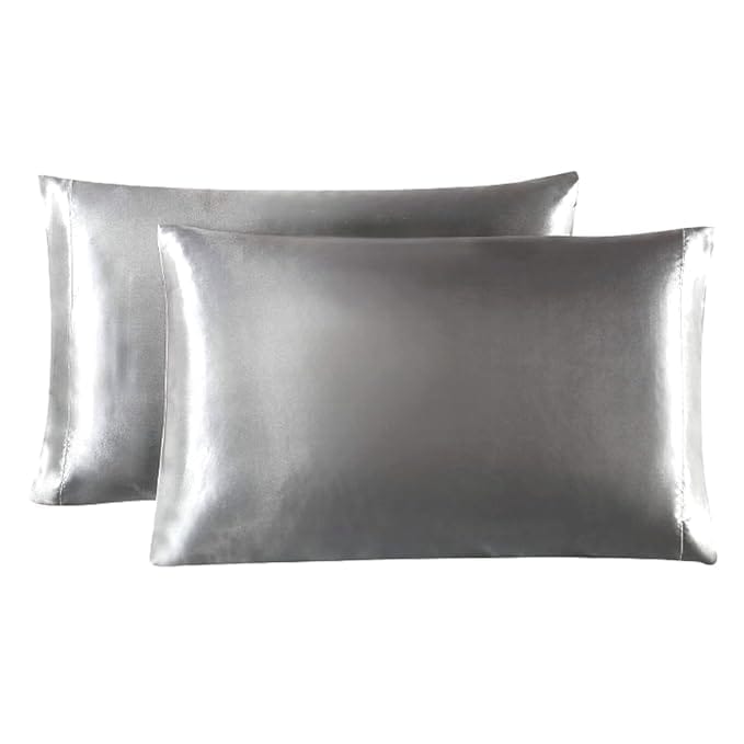 Altcraft Satin Silk Pillow Covers for Hair and Skin Pack of 2| Pillow Cover Satin 400 TC |