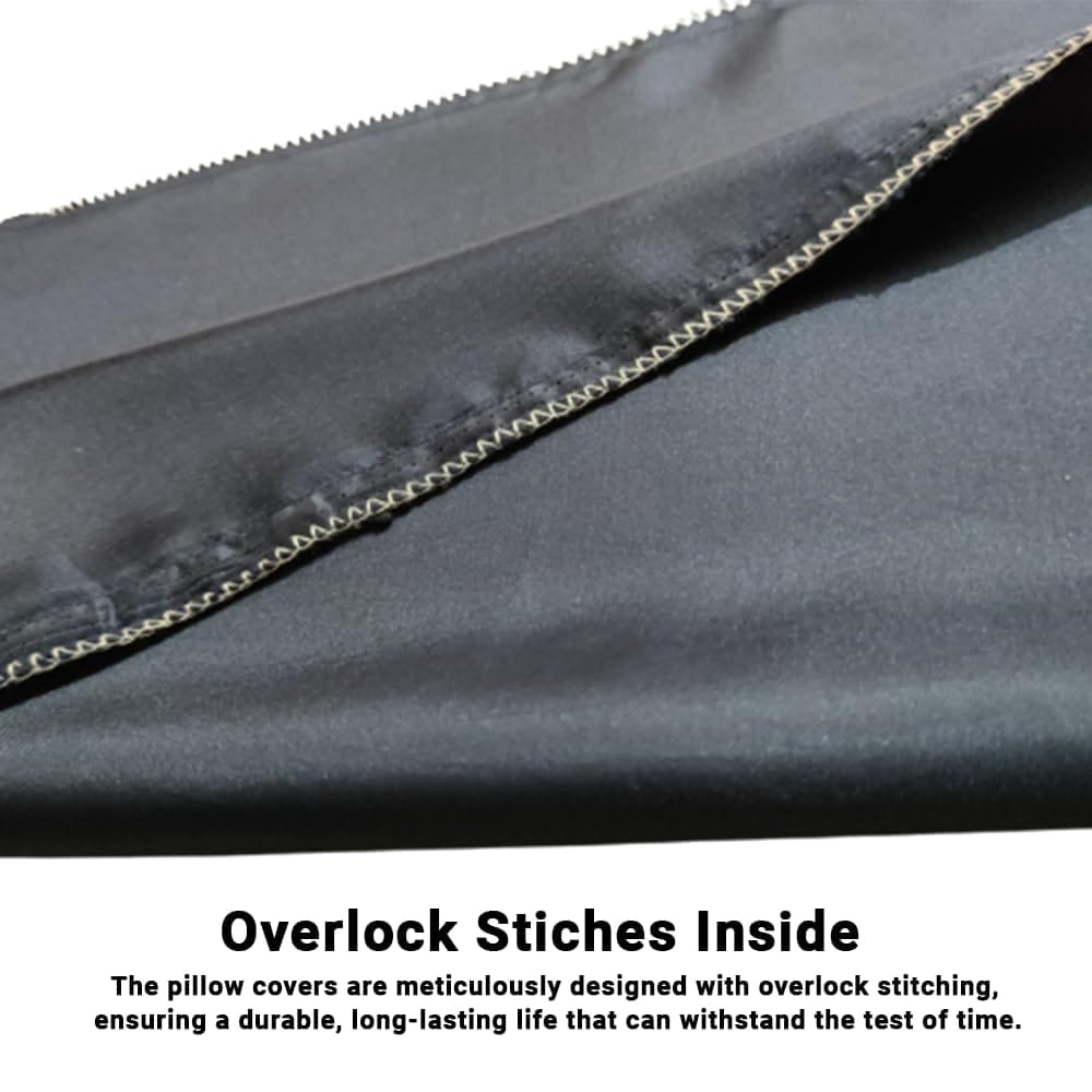 Altcraft Satin Silk Pillow Covers for Hair and Skin Pack of 2| Pillow Cover Satin 400 TC |