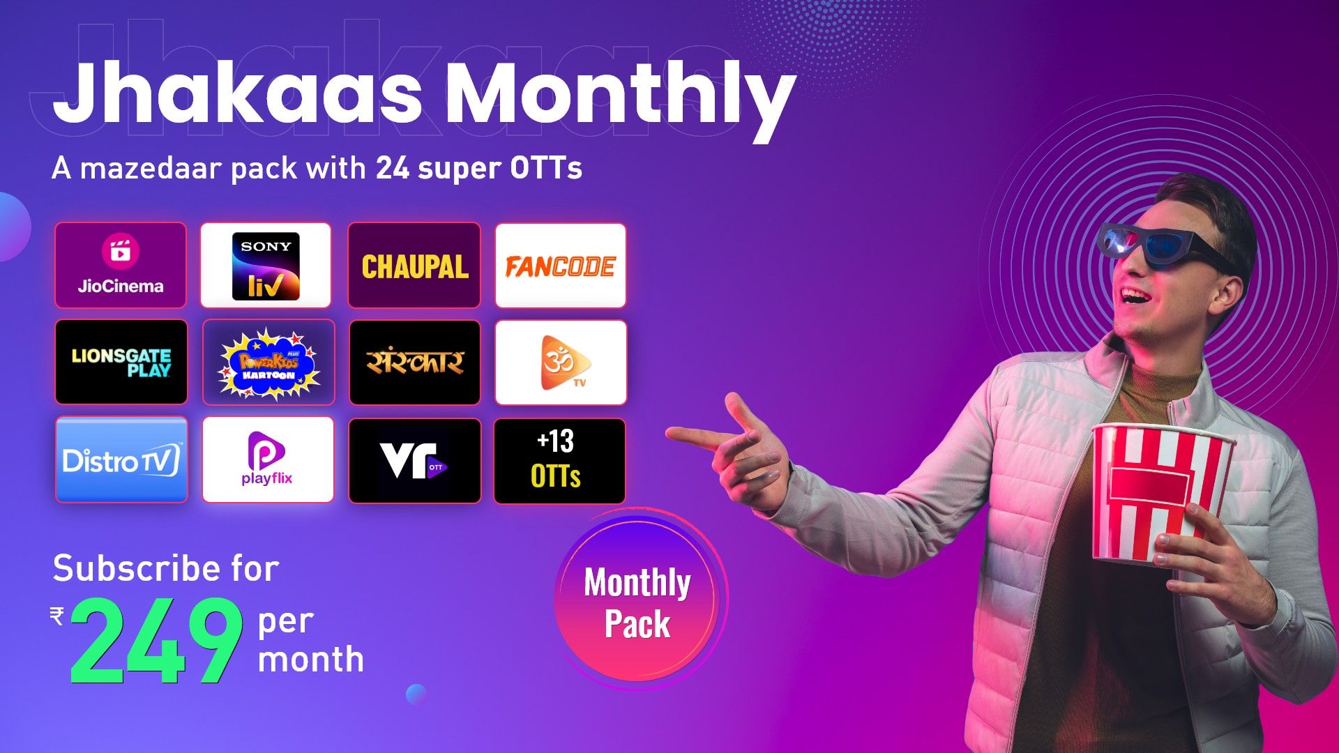 OTTplay Jhakaas-Monthly