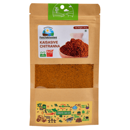 Panchabhootani Kaisasive Chitranna - 100g | 100% Natural, No Artificial Flavors, Preservatives, Additives or Chemicals