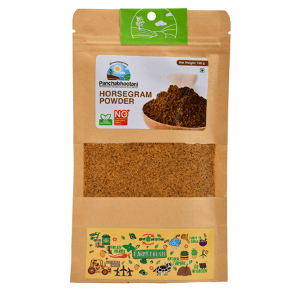 Panchabhootani Horsegram Chutney Powder - 100g | 100% Natural, No Artificial Flavors, Preservatives, Additives, or Chemicals