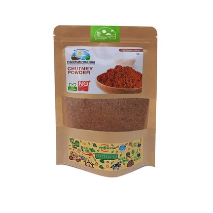 Panchabhootani Chutney Powder| Savour As Dip Or Chutney, Sprinkle Over Dosa & Idly, Long-Shelf Life, No Garlic & Onion, No Added Preservatives & Colour, Purely Hand Picked lentil & Red Chilies