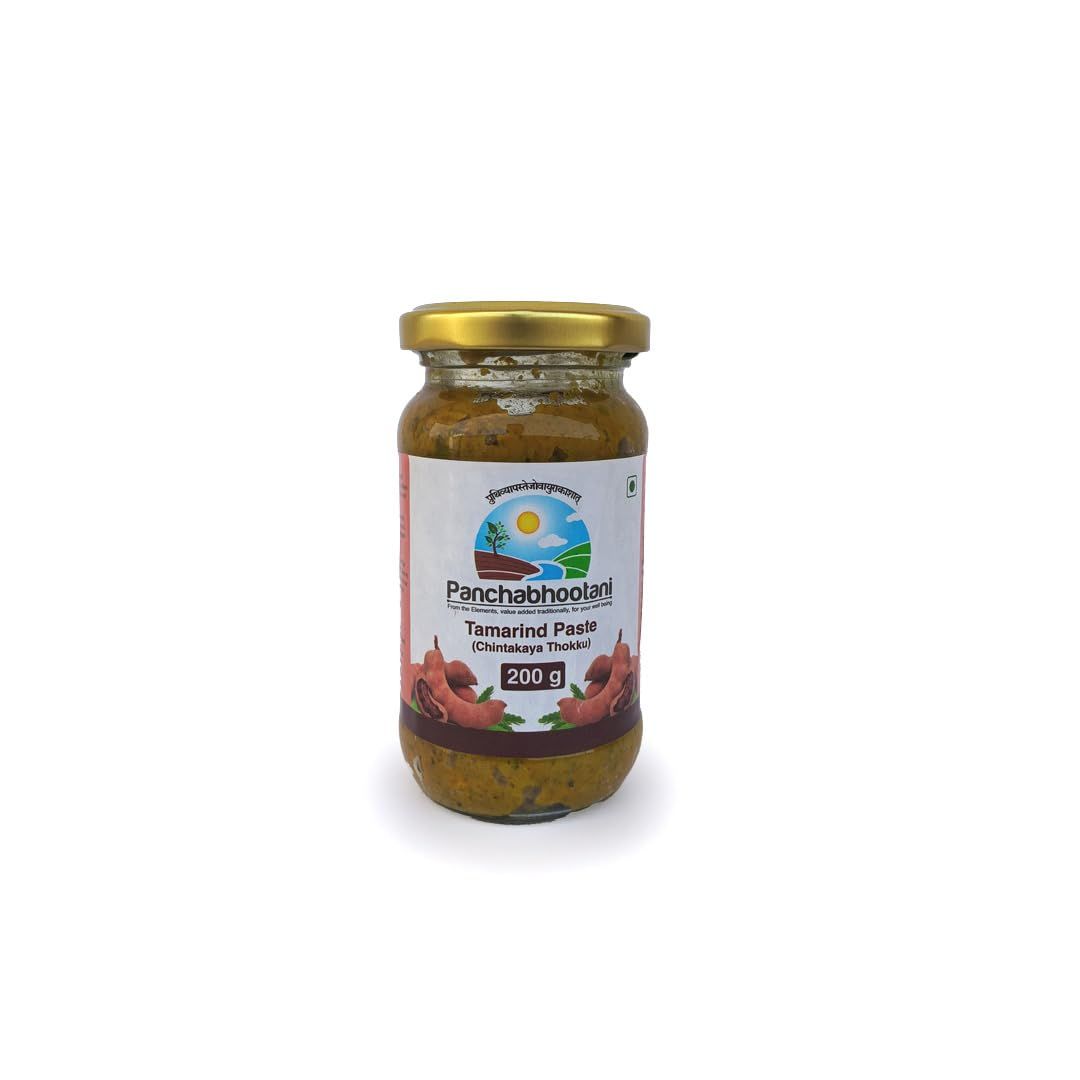 Panchabhootani Tamarind Chutney | Chinathakaya Thokku, Vegan, Gives delicious taste, No Added Preservatives & Colour, Authentic Tangy Flavor, Tamarind Sauce, Instant Imli Chutney, Use As Dip
