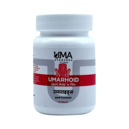 Uma Ayurveda Umarhoid 60 Tab Useful in Piles Digestive Health