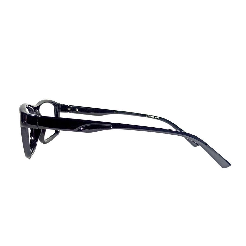 Premium Men Jubleelens Rectangular Full Rim Black Frame For Unisex- U-3816 | Medium - Small 2025