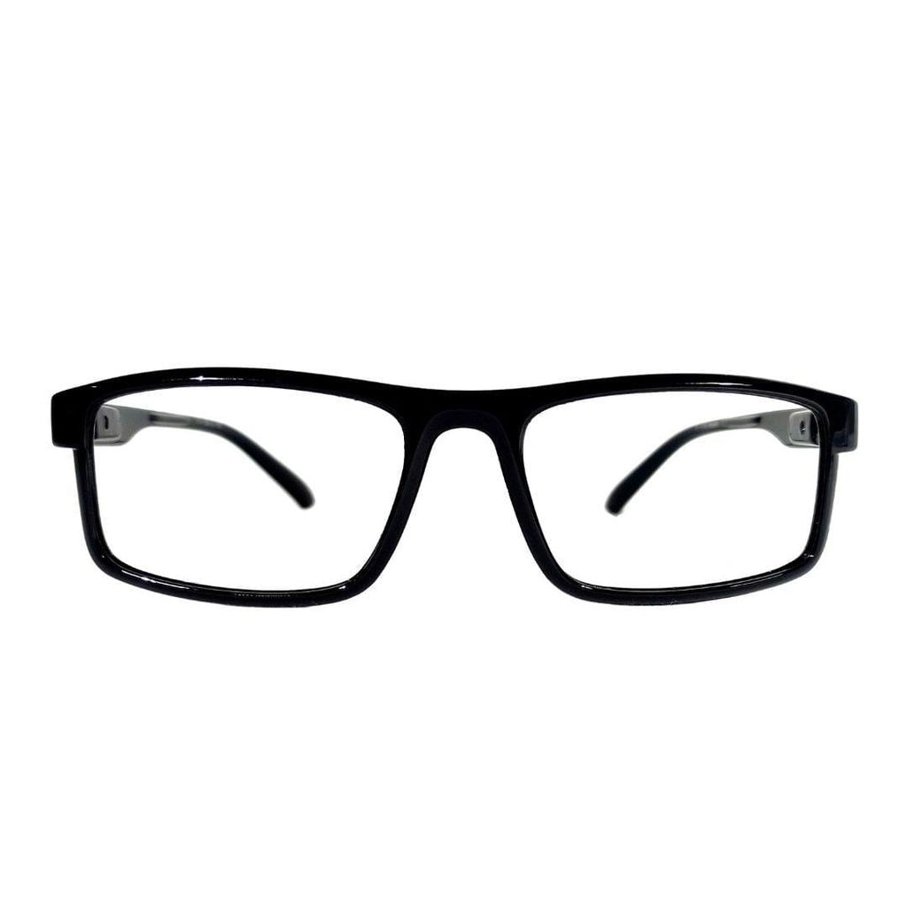 Premium Men Jubleelens Rectangular Full Rim Black Frame For Unisex- U-3816 | Medium - Small 2025
