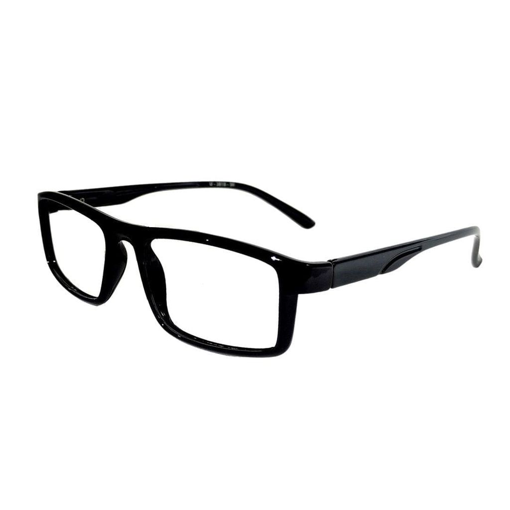 Premium Men Jubleelens Rectangular Full Rim Black Frame For Unisex- U-3816 | Medium - Small 2025