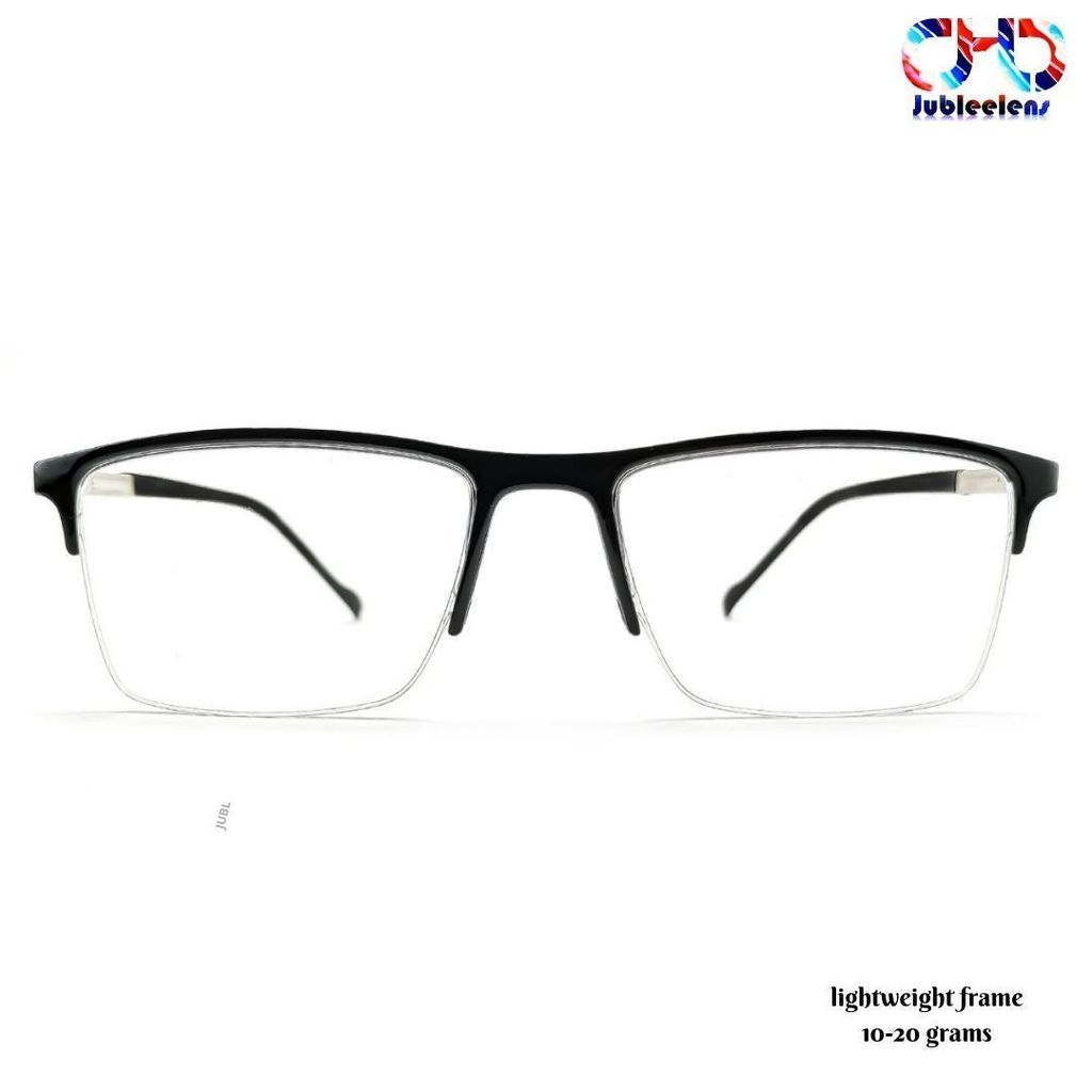 Top Men Chasma Frame For Men Rectangular Glasses Black-Blue Frame- Medium 2025 at ShopCircuit | 