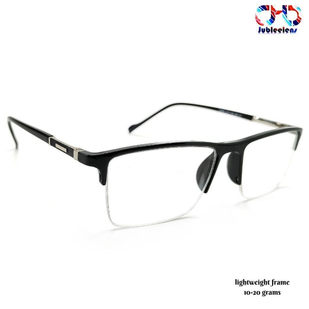 Top Men Chasma Frame For Men Rectangular Glasses Black-Blue Frame- Medium 2025 at ShopCircuit | 