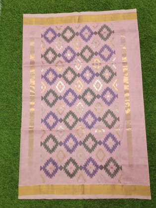 ANGARA Cotton jamdaani All over Pallu Saree