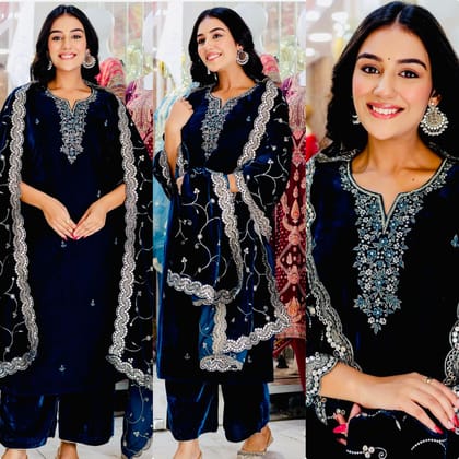 Blue Salwar Kameez Readymade Pakistani Stitched New Indian Ready To Wear Wedding Suit