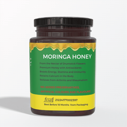 Nexra Moringa Honey 500g | Pure & Natural Sweetener | Rich in Antioxidants & Nutrients | Boosts Energy & Immunity