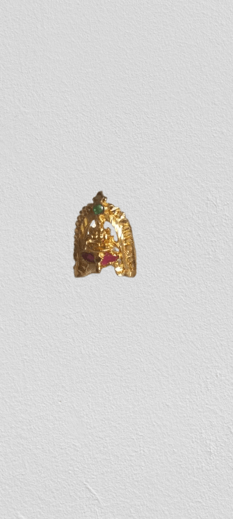Rold Gold Temple Design finger kalyanam ring