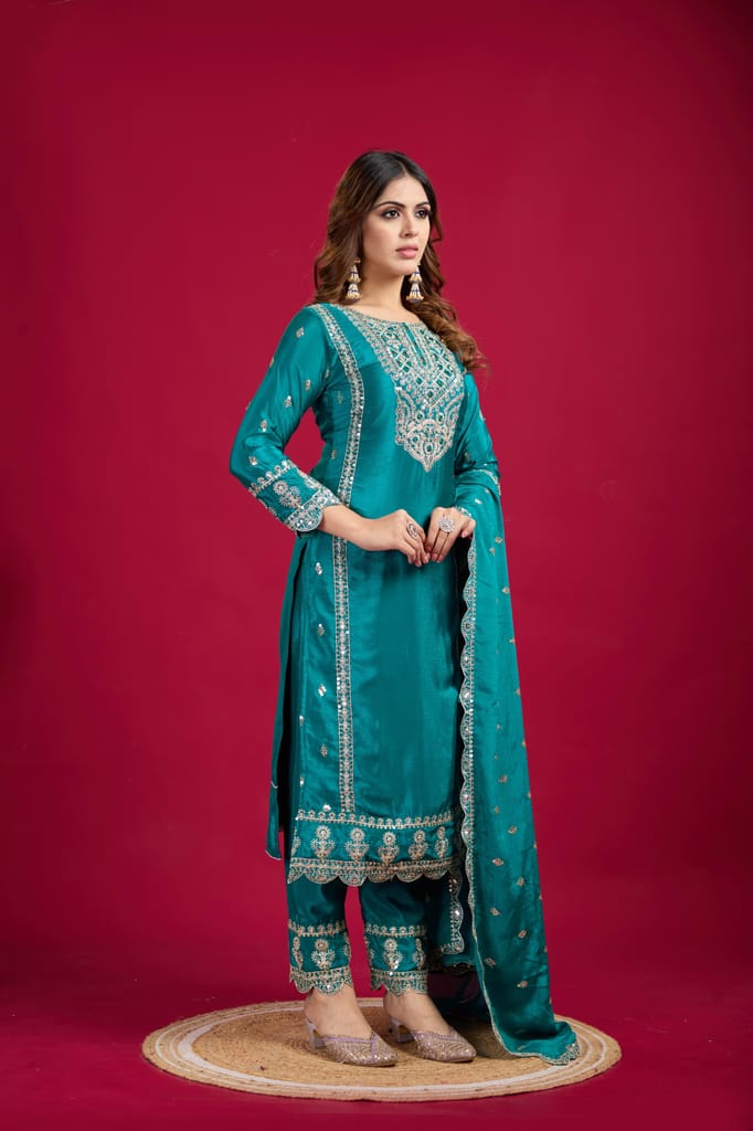 Pink Blue Purple Salwar Kameez Readymade Pakistani Stitched New Indian Ready To Wear Wedding Suit