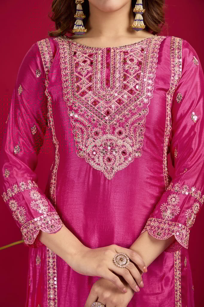 Pink Blue Purple Salwar Kameez Readymade Pakistani Stitched New Indian Ready To Wear Wedding Suit