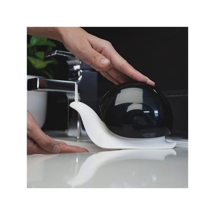 Black and White Snail-Shaped Soap Dispenser