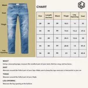 MEN’S 220001 Sapphire Sky Slim Fit Jeans