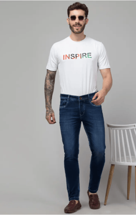 MEN’S 110003 Midnight Indigo Tapered Fit Jeans