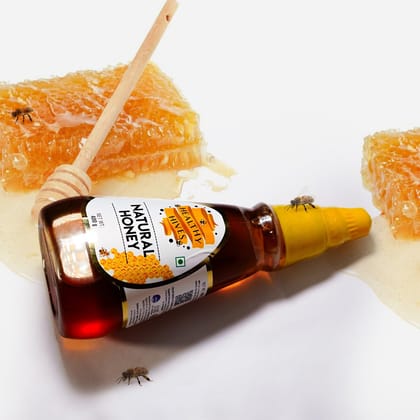 HEALTHY HIVES NATURAL Natural Honey - Pure, Raw, Unprocessed Honey for Immune Support & Culinary Delight - 100% Natural
