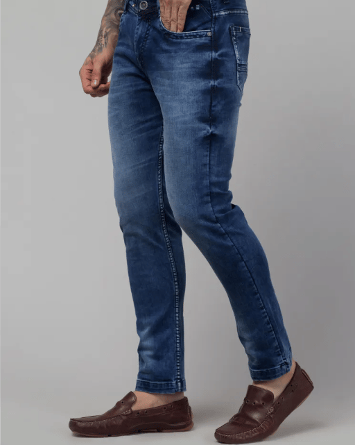 MEN’S 170002 Elegance Blue Tapered Fit Jeans