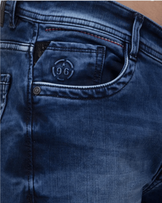 MEN’S 170002 Elegance Blue Tapered Fit Jeans