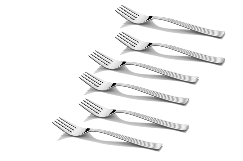 Shapes Alpine Stainless Steel Dinner Fork for Home/Kitchen, Set of 6 Pcs. (18 cm.)