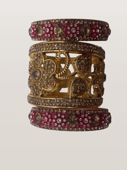  Bridal Chura Set - Pink