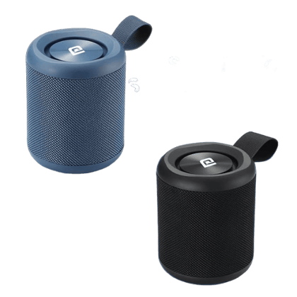 SoundDrum P 20W Portable Bluetooth Speaker with 6-7 hrs Playback Time, Handsfree Calling, USB Slot, Aux-in Port, Type C Charging (Black)