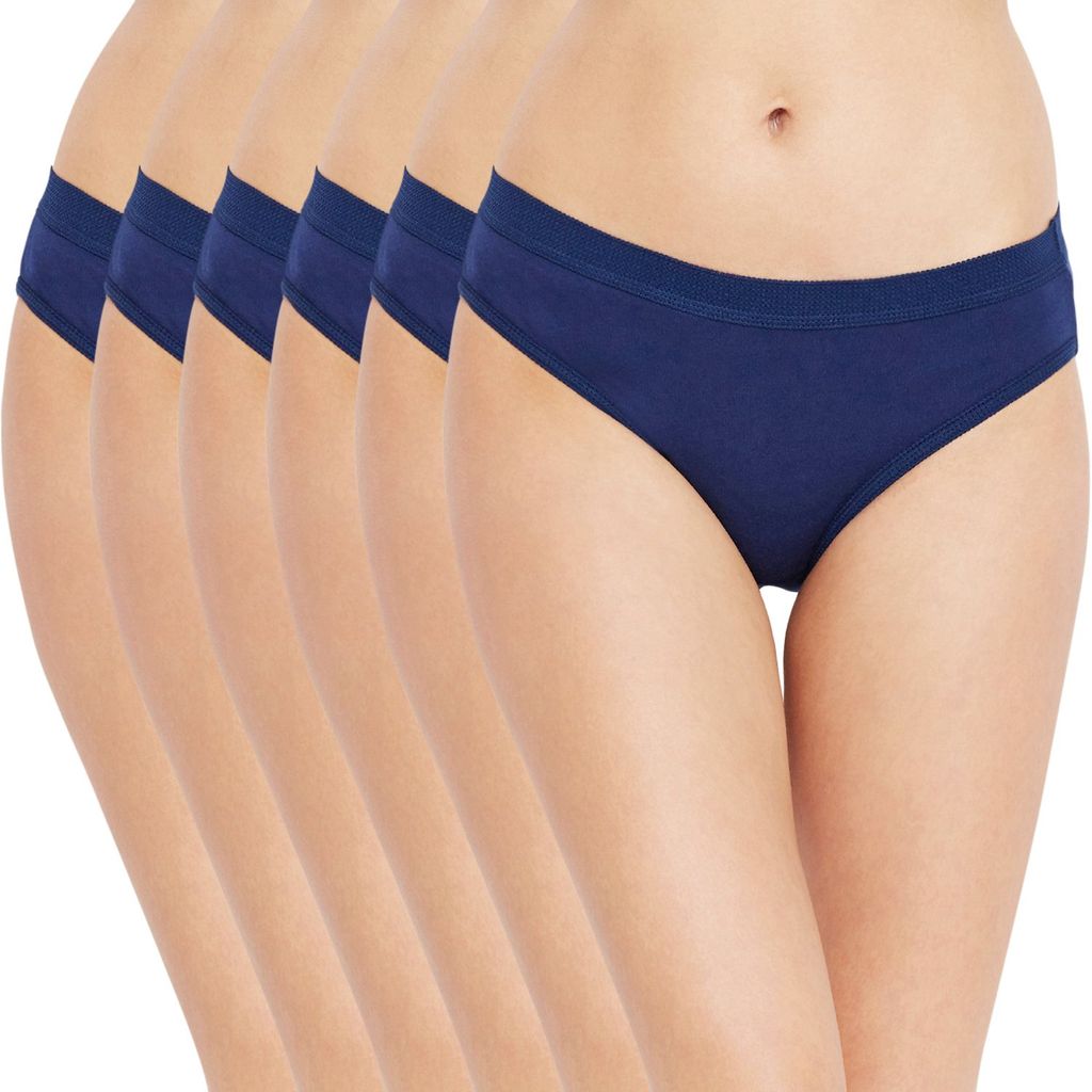Bodycare women's combed cotton assorted Sanitary Panty Panty Pack of 6 ( E52D ) - Briefs | Buy online on ZillyBuy