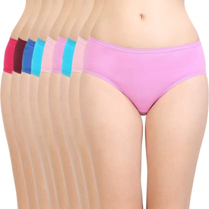 Bodycare women's combed cotton assorted Hipster Panty Pack of 9 ( E26CCD )