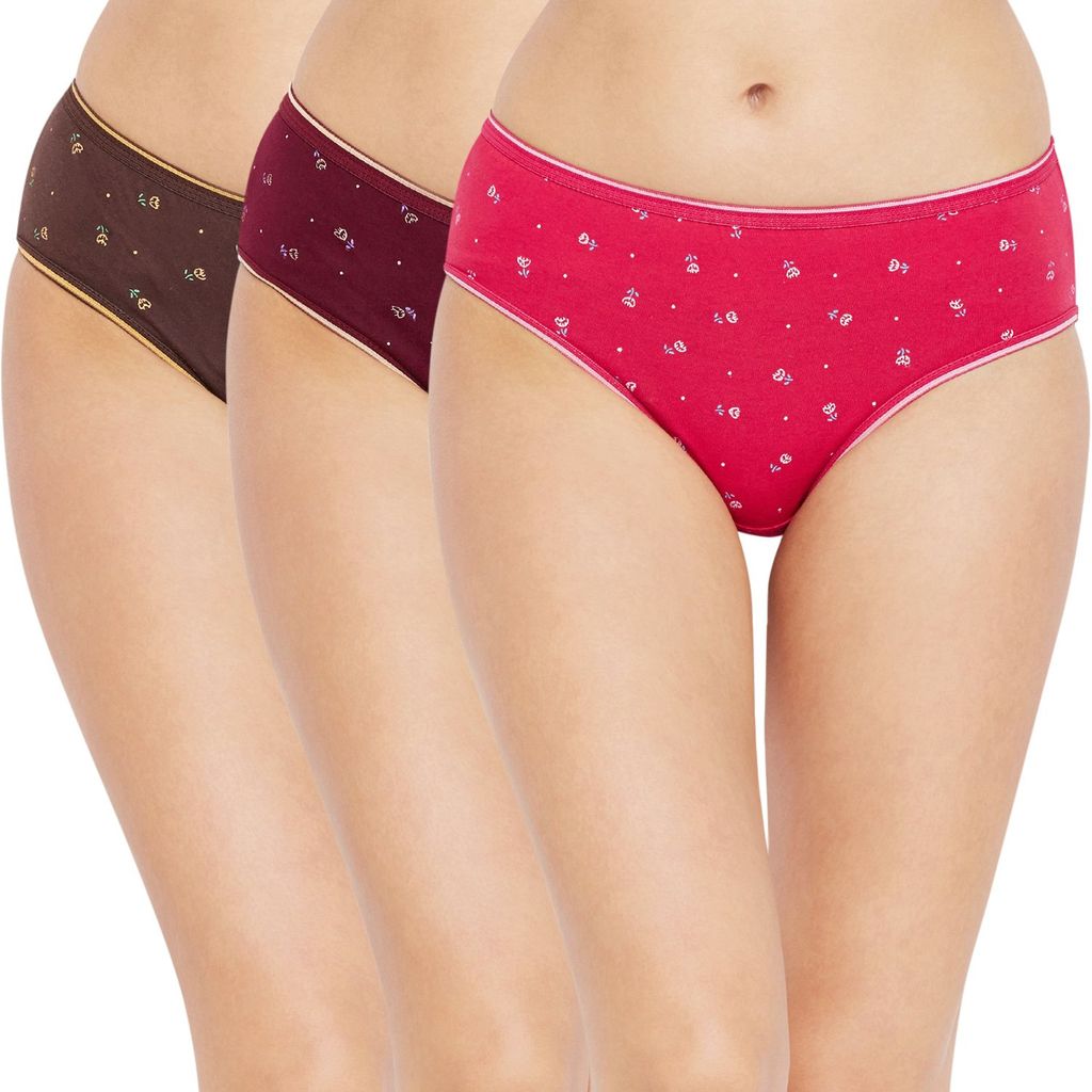 Bodycare women's combed cotton assorted Hipster Panty Pack of 3 ( 400-D ) - Briefs | Buy online on ZillyBuy